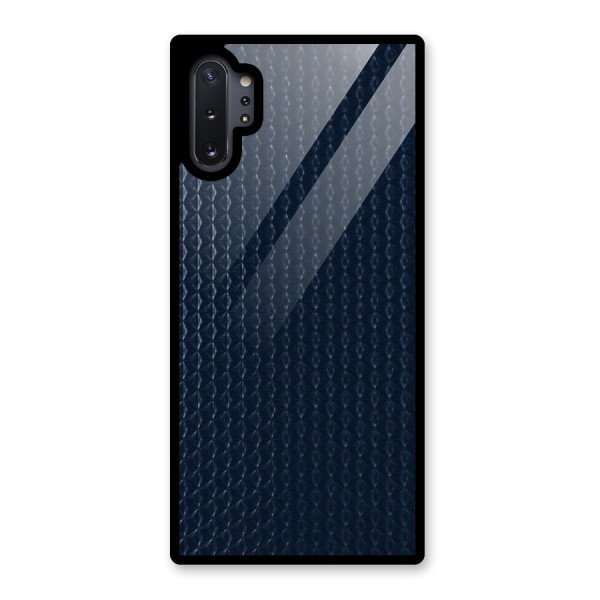 Blue Pattern Glass Back Case for Galaxy Note 10 Plus